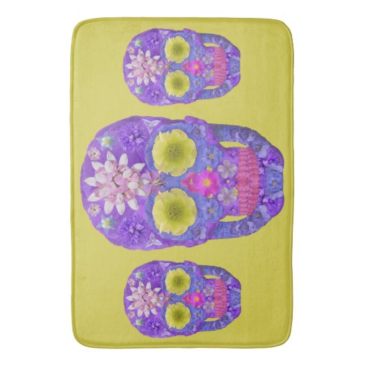 Bloedvatschedel 5 badmat (Voorkant Verticaal)