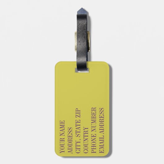 Bloedvatschedel 5 bagagelabel (Achterkant verticaal)