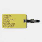 Bloedvatschedel 5 bagagelabel (Achterkant horizontaal)