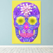 Bloedvatschedel 5 canvas afdruk (Insitu (Houten vloer))