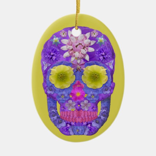 Bloedvatschedel 5 keramisch ornament (Voorkant)