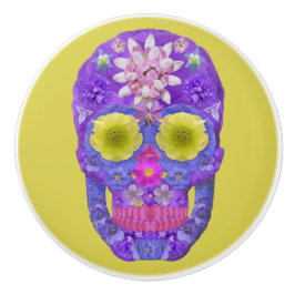 Bloedvatschedel 5 keramische knop