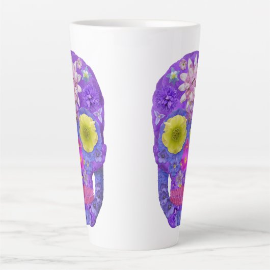 Bloedvatschedel 5 latte mok (Voorkant)