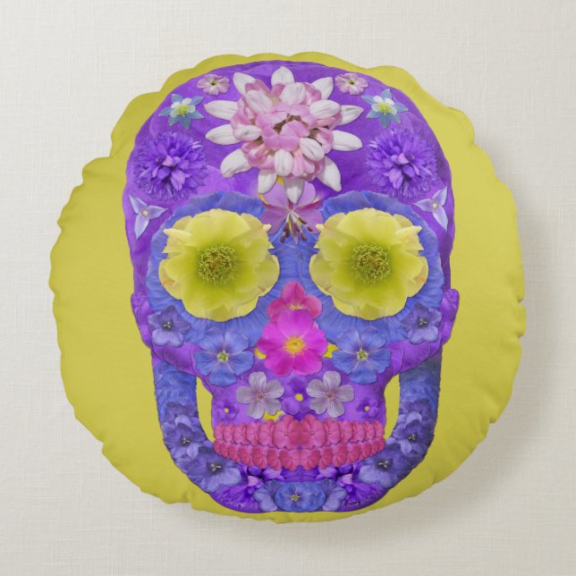 Bloedvatschedel 5 rond kussen (Voorkant)