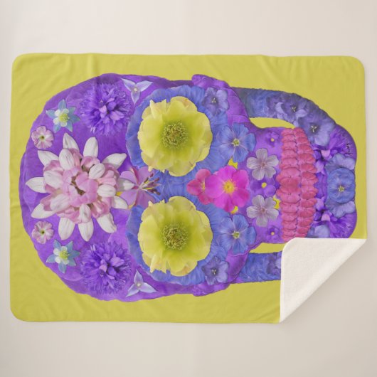 Bloedvatschedel 5 sherpa deken (Voorkant (horizontaal))