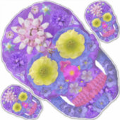 Bloedvatschedel 5 sticker (Voorkant)