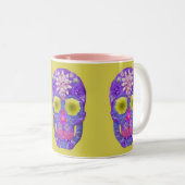 Bloedvatschedel 5 tweekleurige koffiemok (Voorkant rechts)