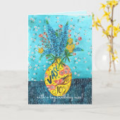 Bloedvatsterdag | WENSKAART Kaart (Gele Bloem)