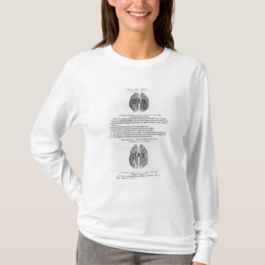 Bloedvatsysteem van de hersenen t-shirt (Voorkant)