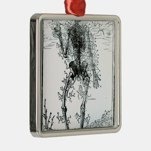 Bloedvatsysteem van het lichaam metalen ornament (Rechts)