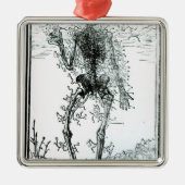 Bloedvatsysteem van het lichaam metalen ornament (Voorkant)