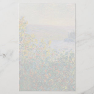 Bloedvatten bij Vetheuil door Claude Monet Briefpapier