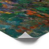 Bloedvatten bij Vetheuil door Claude Monet Poster (Hoek)