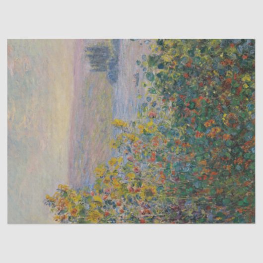 Bloedvatten bij Vetheuil door Claude Monet Tissuepapier (Voorkant)