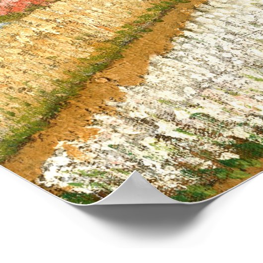 Bloedvatten in Nederland door Vincent Van Gogh Poster (Hoek)