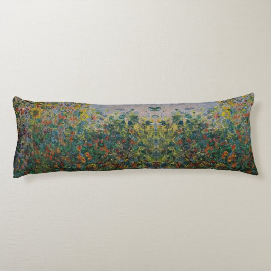 Bloedvatten in Vétheuil - Claude Monet Lichaamskussen (Achterkant)