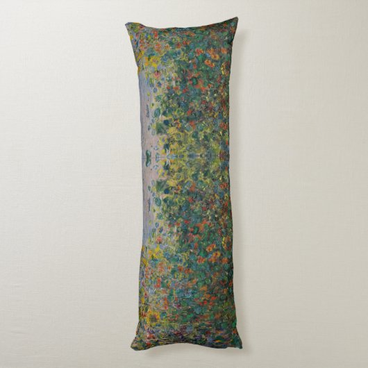 Bloedvatten in Vétheuil - Claude Monet Lichaamskussen (Achterkant (Verticaal))