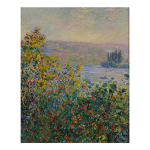 Bloedvatten in Vétheuil - Claude Monet Perfect Poster
