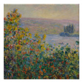 Bloedvatten in Vétheuil - Claude Monet Perfect Poster (Voorkant)