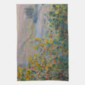 Bloedvatten in Vétheuil - Claude Monet Theedoek (Verticaal)