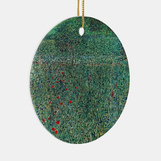 Bloedveld in Litzlberg Klimt,  landschap Keramisch Ornament (Rechts)