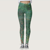 Bloedveld in Litzlberg Klimt, landschap Leggings (Voorkant)