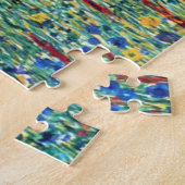 Bloedveld in Litzlberg Klimt,  landschap Legpuzzel (Zijkant)