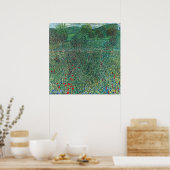 Bloedveld in Litzlberg Klimt,  landschap Poster (Keuken)
