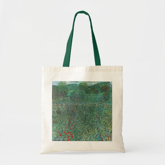 Bloedveld in Litzlberg Klimt,  landschap Tote Bag (Voorkant)