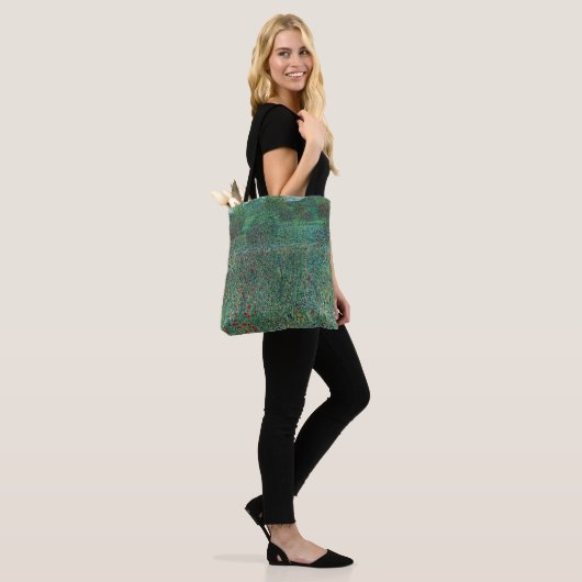 Bloedveld in Litzlberg Klimt,  landschap Tote Bag (Op model)