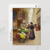 Bloedverkoper in Parijs door Victor Gilbert Briefkaart (Voorkant / Achterkant)