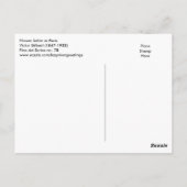 Bloedverkoper in Parijs door Victor Gilbert Briefkaart (Achterkant)