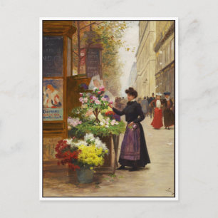 Bloedverkoper in Parijs door Victor Gilbert Briefkaart