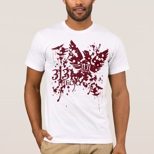 Bloedverrijkt grafisch T-shirt (Voorkant)