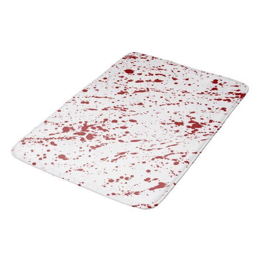 Bloedverzaking, troebele horror-koorts, halloween  badmat (Gekanteld)