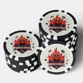 Bloedvlam Chips: Macht gesmeed in het BD Verse Poker Chips (Opstapeling)