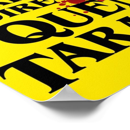 Bloedvlek geschreven en geleid door Quentin Taran Poster (Hoek)