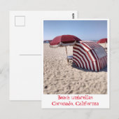 Bloedvlek op Coronado Island, Californië Briefkaart (Voorkant / Achterkant)