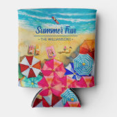 Bloedvlekken op de zand blikjeskoeler (Voorkant)