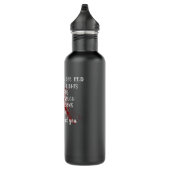 bloedvlekken rood, ultraviolet licht blauw waterfles  (Rechts)