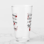 Bloedvlekken zijn Crimson Red | Dark Murder Myster Glas (Links)