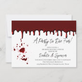 Bloedvlekken zijn Crimson Red | Dark Murder Myster Kaart (Voorkant)