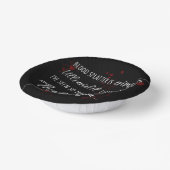 Bloedvlekken zijn Crimson Red | Dark Murder Myster Papieren Kommen (Gebogen)