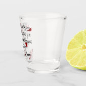 Bloedvlekken zijn Crimson Red | Dark Murder Myster Shot Glas (Rechts)