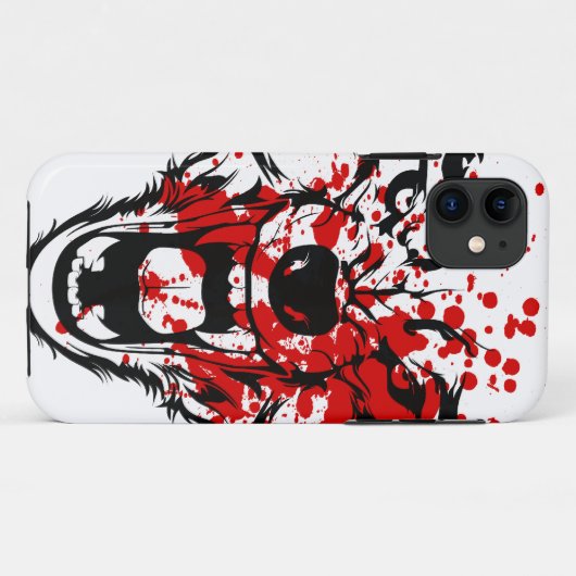 bloedwolf Case-Mate iPhone case (Achterkant (horizontaal))
