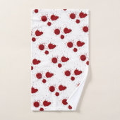 Bloedzakjes en bloedplaatjes bad handdoek (Handdoek)
