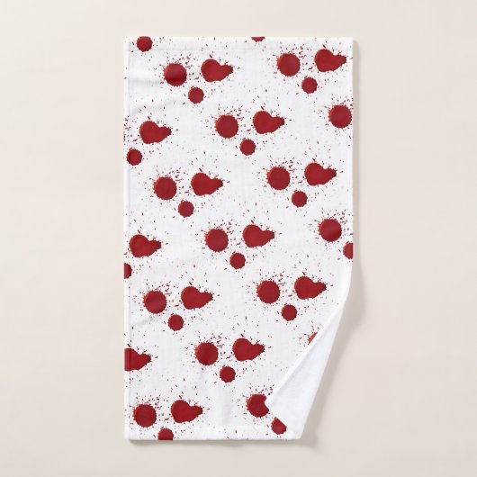 Bloedzakjes en bloedplaatjes bad handdoek (Handdoek)