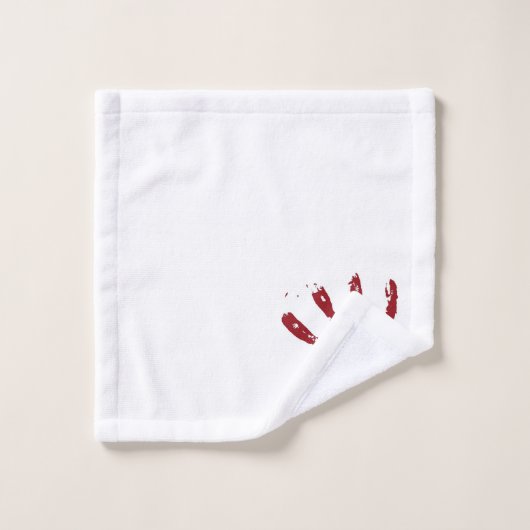 Bloedzakjes en bloedplaatjes bad handdoek (Wasdoekje)