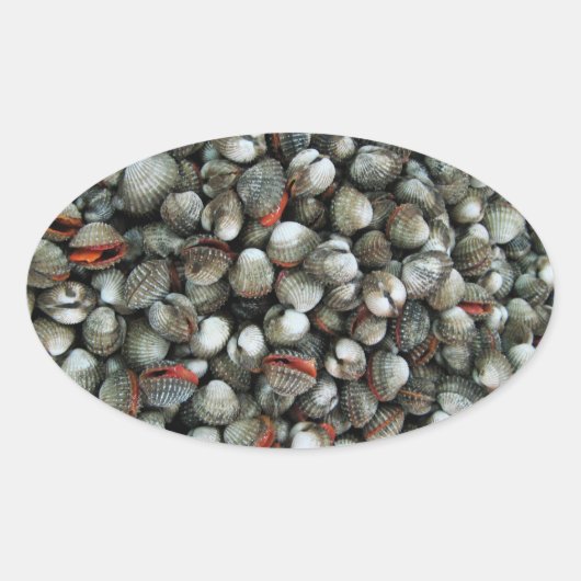 Bloedzuigdeksels Ovale Sticker (Voorkant)