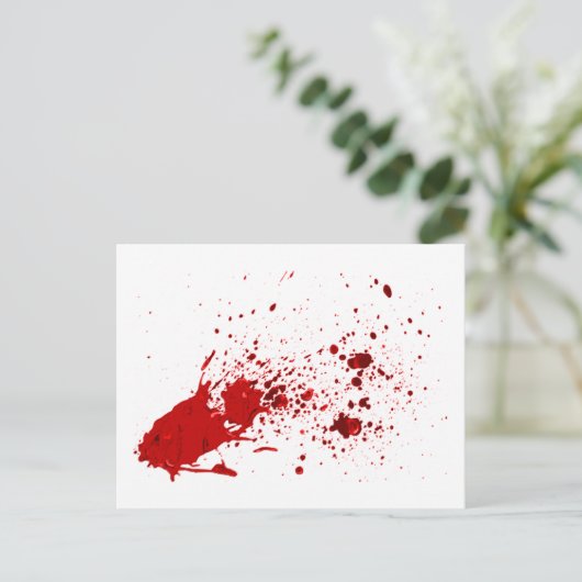 bloedzuiger briefkaart (Staand voorkant)